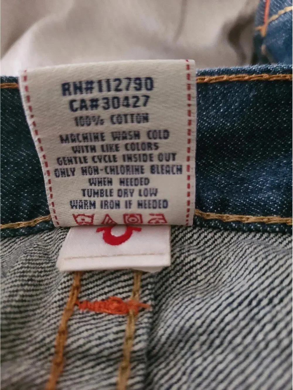 True religion Ricky Big T men's jeans world tour sz 31